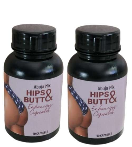 2 x 60 Abuja Mix Hips & Butt Enchancing Capsules- 2 Months Supply