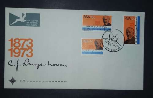 1973 1 August Nr 30 Birth Centenary of CJ Langenhoven
