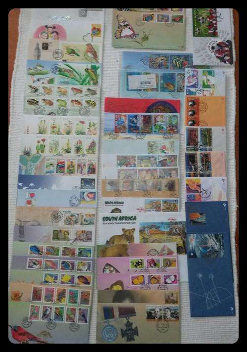 43 First Day Covers FDC 2000 and 2001 - South Africa