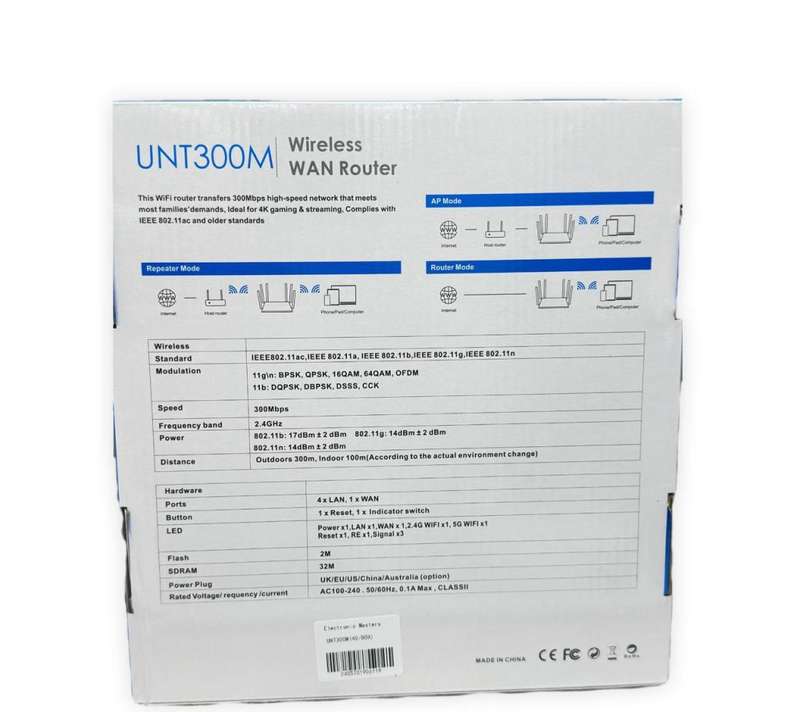 UNT300M wireless WAN Router