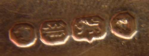 Victorian silver mustard spoon