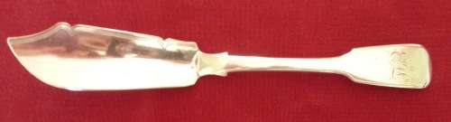 Georgian silver butter knife
