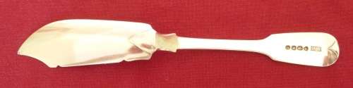 Georgian silver butter knife