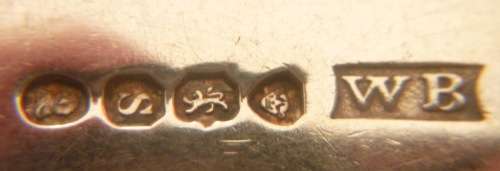 Georgian silver butter knife
