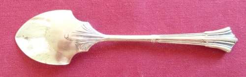Victorian silver plated jam spoon
