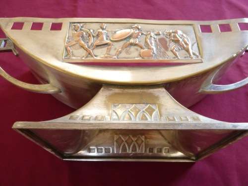 Large WMF art nouveau silver plated centre piece