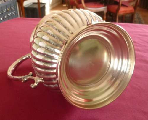 Large silver plated water jug