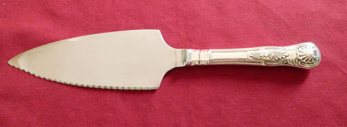 Kings pattern pie or cake slice slice