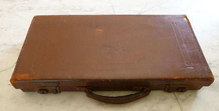 Old leather masonic case