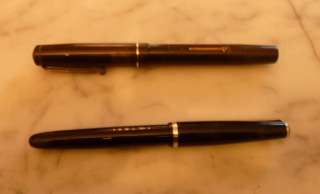 Two fountain pens - one with 14ct gold nib