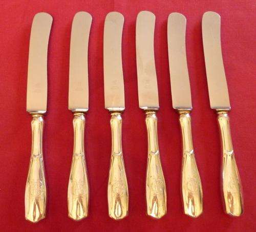 Set of German silver knives