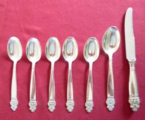 Collection of Norwegian silver plated cutlery