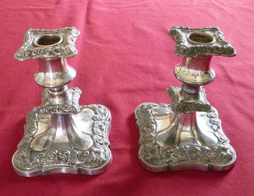 Pair of table candlesticks