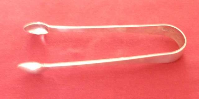 Pair of Georgian silver sugar tongs