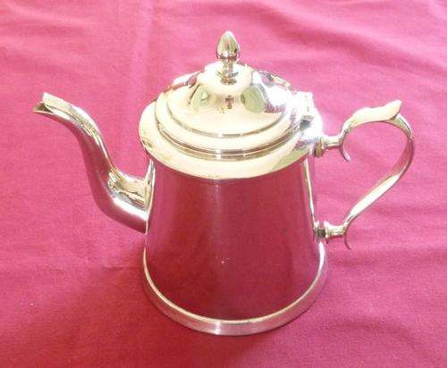 Silver plated teapot