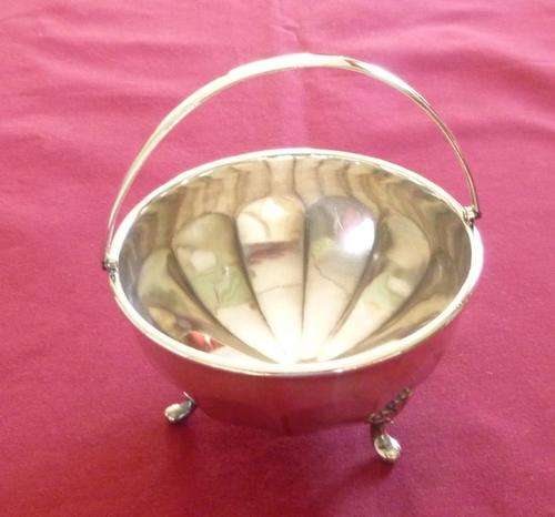 silver plated sweet basket