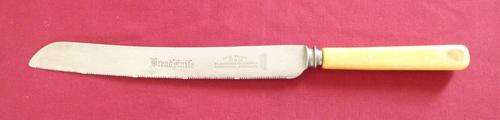 Bone handled bread knife