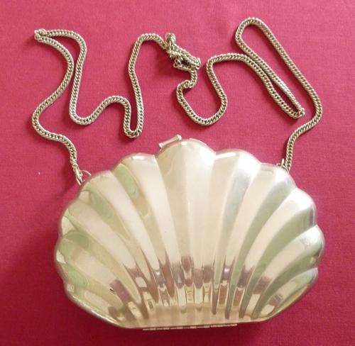Silver plated hand bag