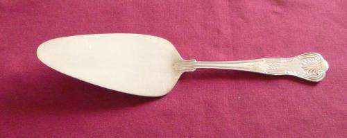Kings pattern silver plated cake slice