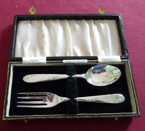Boxed christening set