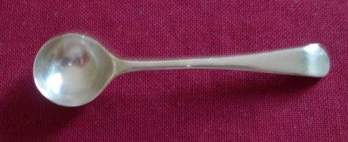Silver salt spoon