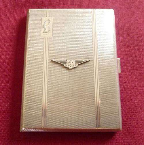 Silver cigarette case