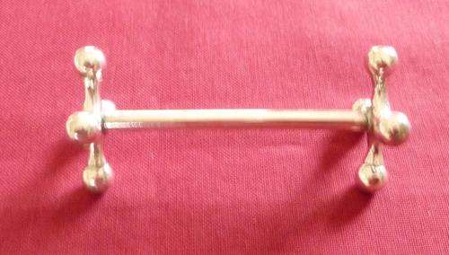 Silver plated knife rest