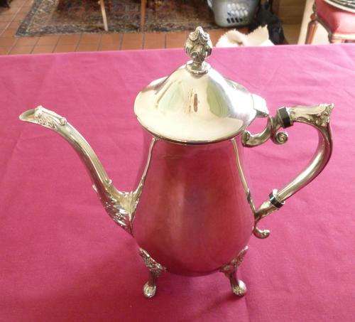 American silver plated tea pot