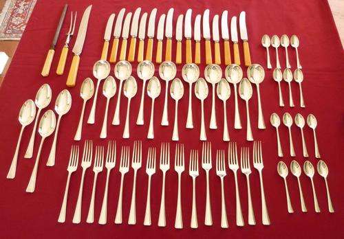 Art deco canteen of cutlery - for eight
