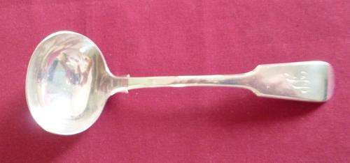 Victorian fiddle pattern sauce ladle