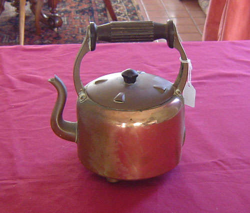 Old time copper kettle