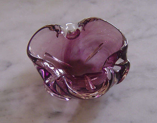 Murano glass ashtray