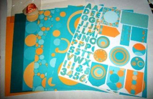 LOVELY "BUBBLE" SCRAPBOOKING KIT PLUS FREE GIFT