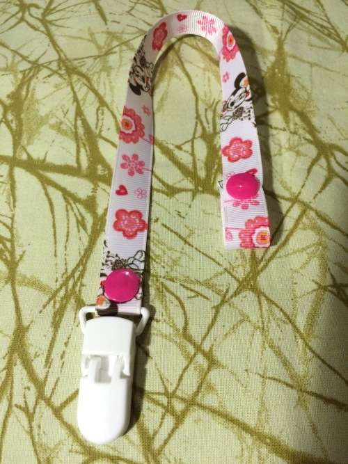 Pacifier / Dummy Clip - Minnie Mouse