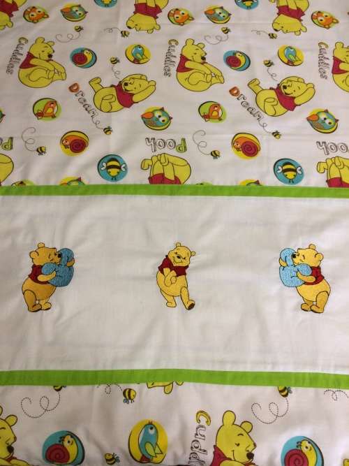 Embroidered Duvet Cover & Pillowcase - Winnie the Pooh