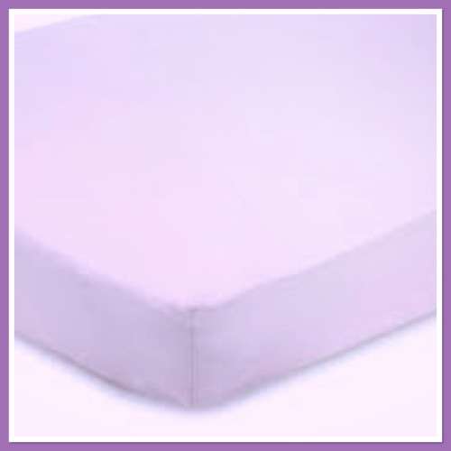 Fitted Cot Sheet - Lilac
