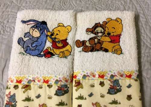 Winnie the Pooh Burp Nappy (Spoegdoeke) - Twin Pack