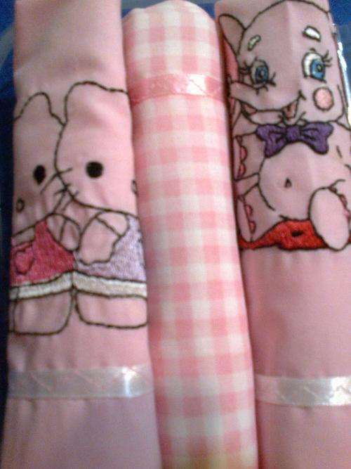 Set of 3 Pillowcases for Baby - Kittie
