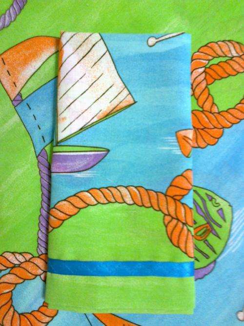 VALUE-FOR-MONEY RANGE - Marine Reversable Duvet Cover for Baby (Sailboats)