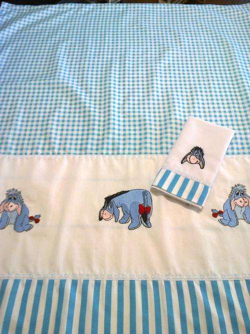 Embroidered Duvet Cover for Baby with 1 Pillowcase (Winnie the Pooh)