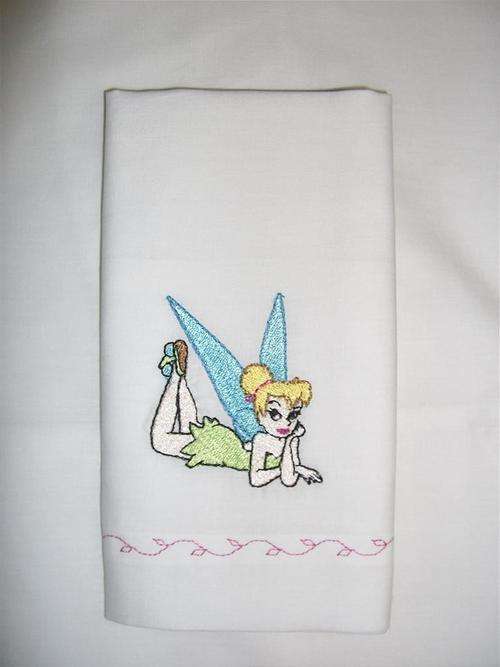 Tinkerbell Fitted Sheet & Pillowcase - Cot