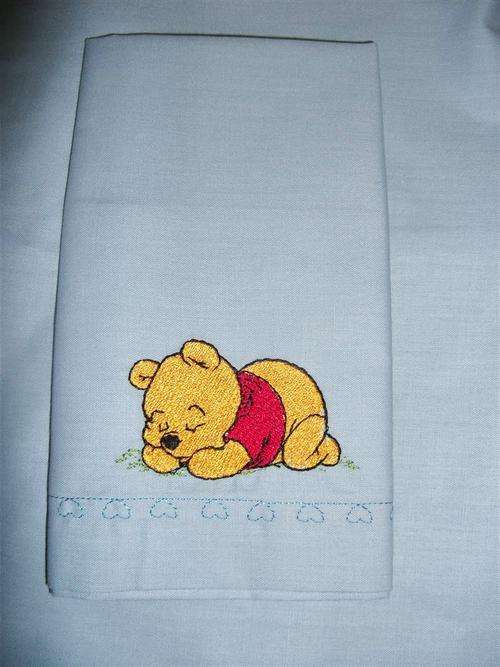Baby Pooh Fitted Sheet & Pillowcase - Cot