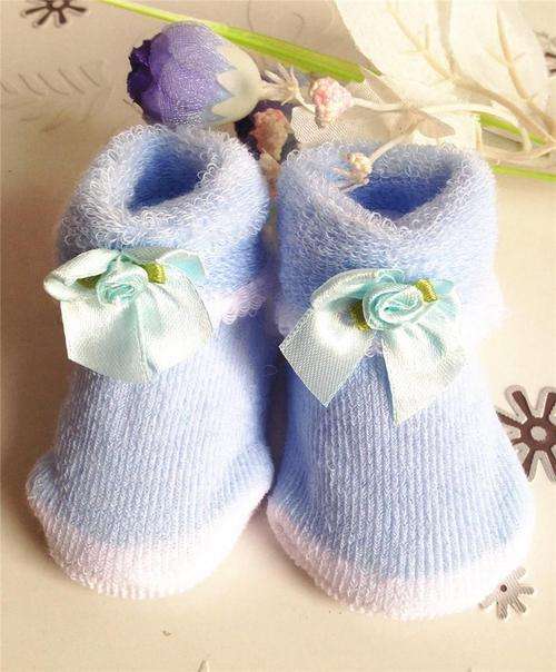 Blue Baby Socks