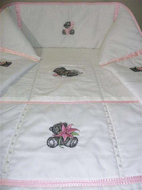 Tatty Teddy Cot Bedding Set - (7 Piece).