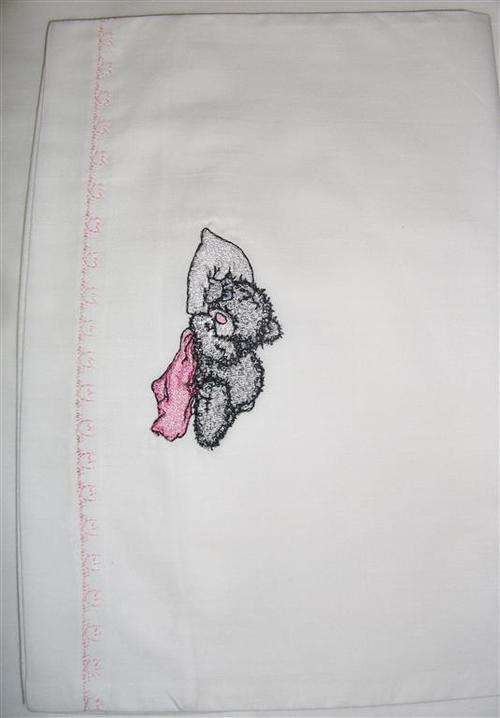 Tatty Teddy Fitted Sheet & Pillowcase - Standard Camping Cot