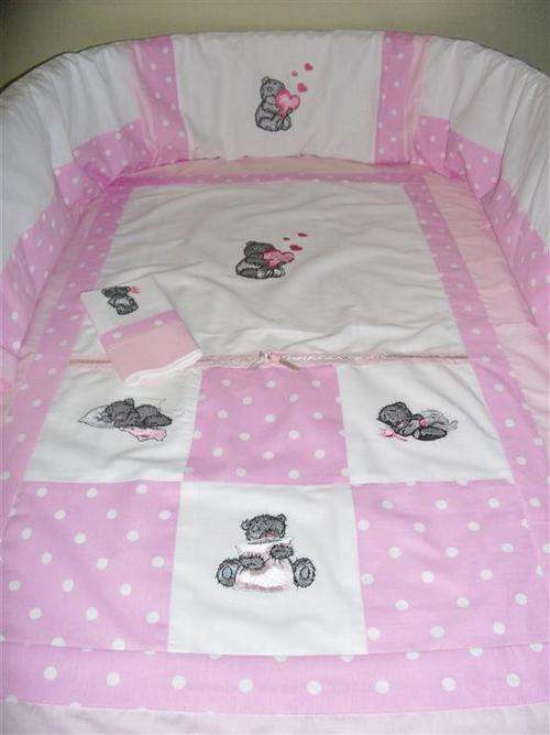 Tatty Teddy - Duvet Cover, Bumper, Bumper Inner & Pillowcase Set for Baby.
