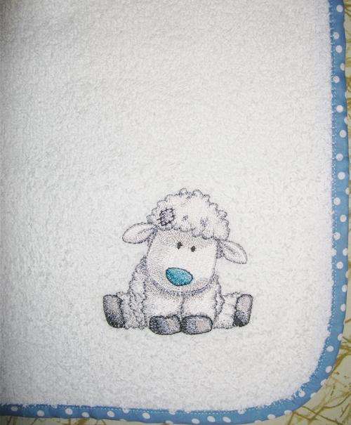 Tatty Teddy's Blue Nose Friends - Cottonsocks - Burp Nappy