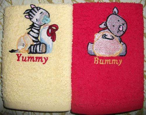 Baby Animals Face Cloth Set