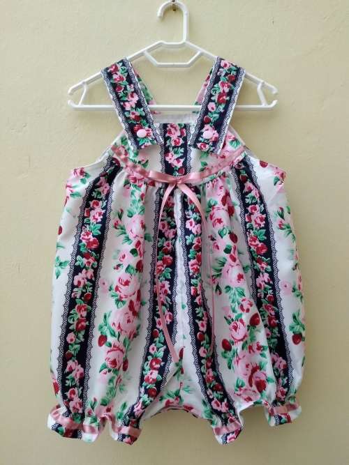 Romper and Headband - Poly Cotton - 6-9 months