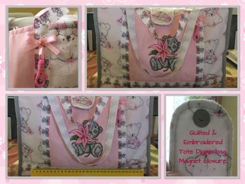 Tatty Teddy Embroidered Baby Gift Set - Lovely Stork Tea gift!